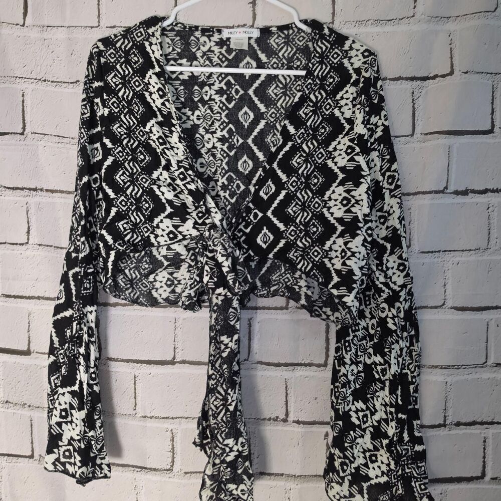 Miley-molly Men's Black Cardigan